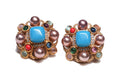 Royale Gemstone Studs - Semi Precious Stones