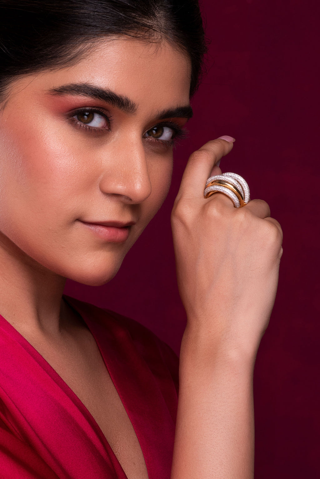 Rani Serai Ring : 18k Gold Plated