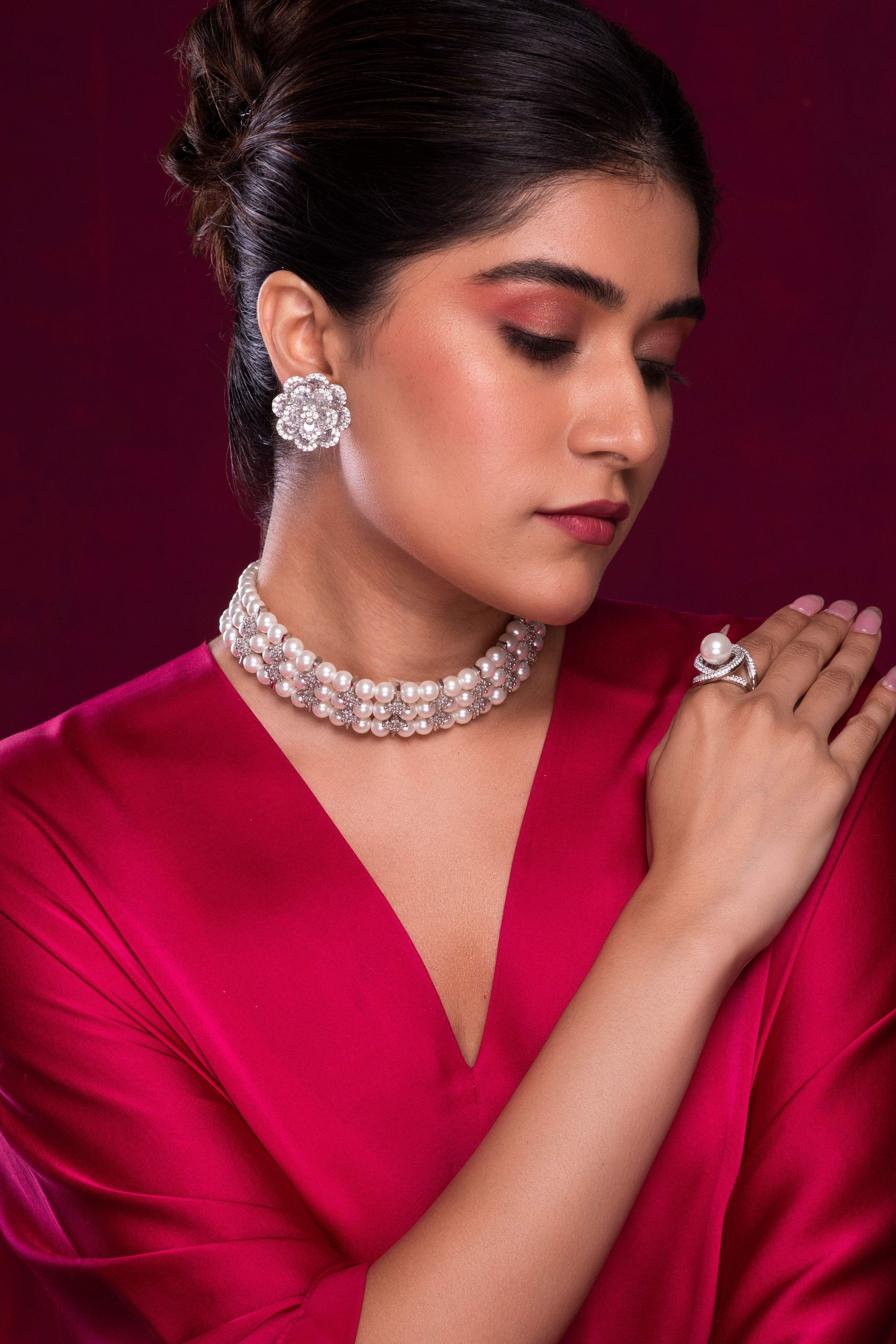 Rani Rose Royale Lustre Choker