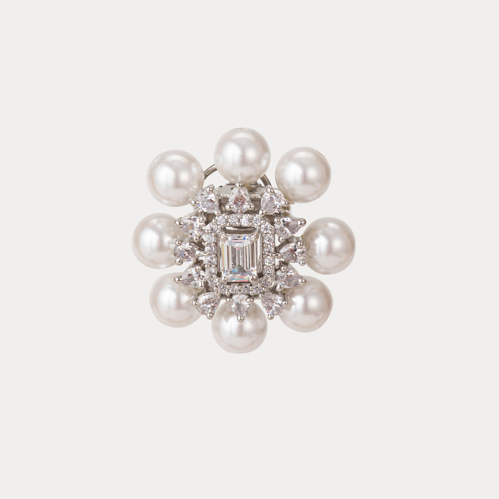 The Royal Bloom Pearl Studs