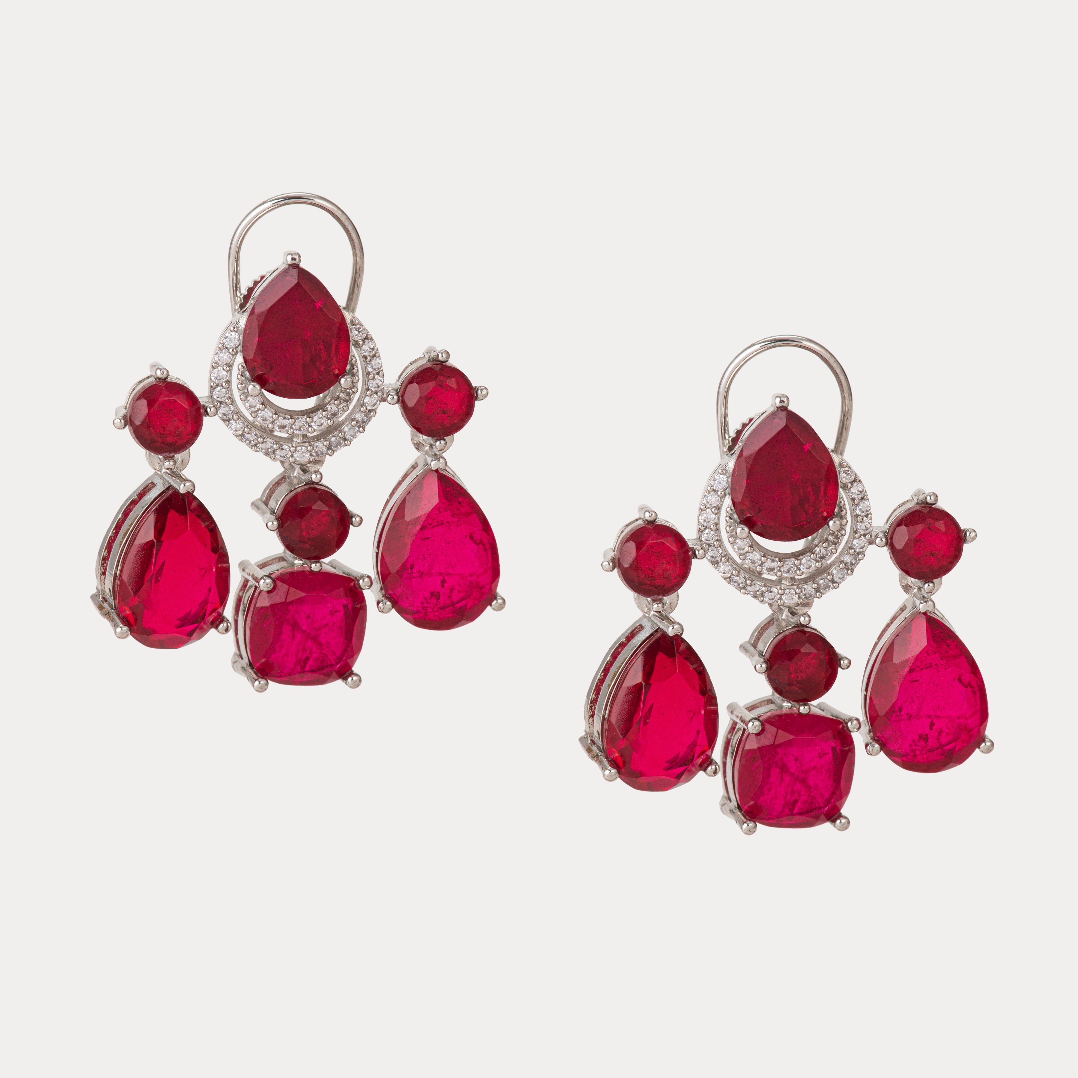 Rani Triple Drop Dangler Earrings - 2 colors