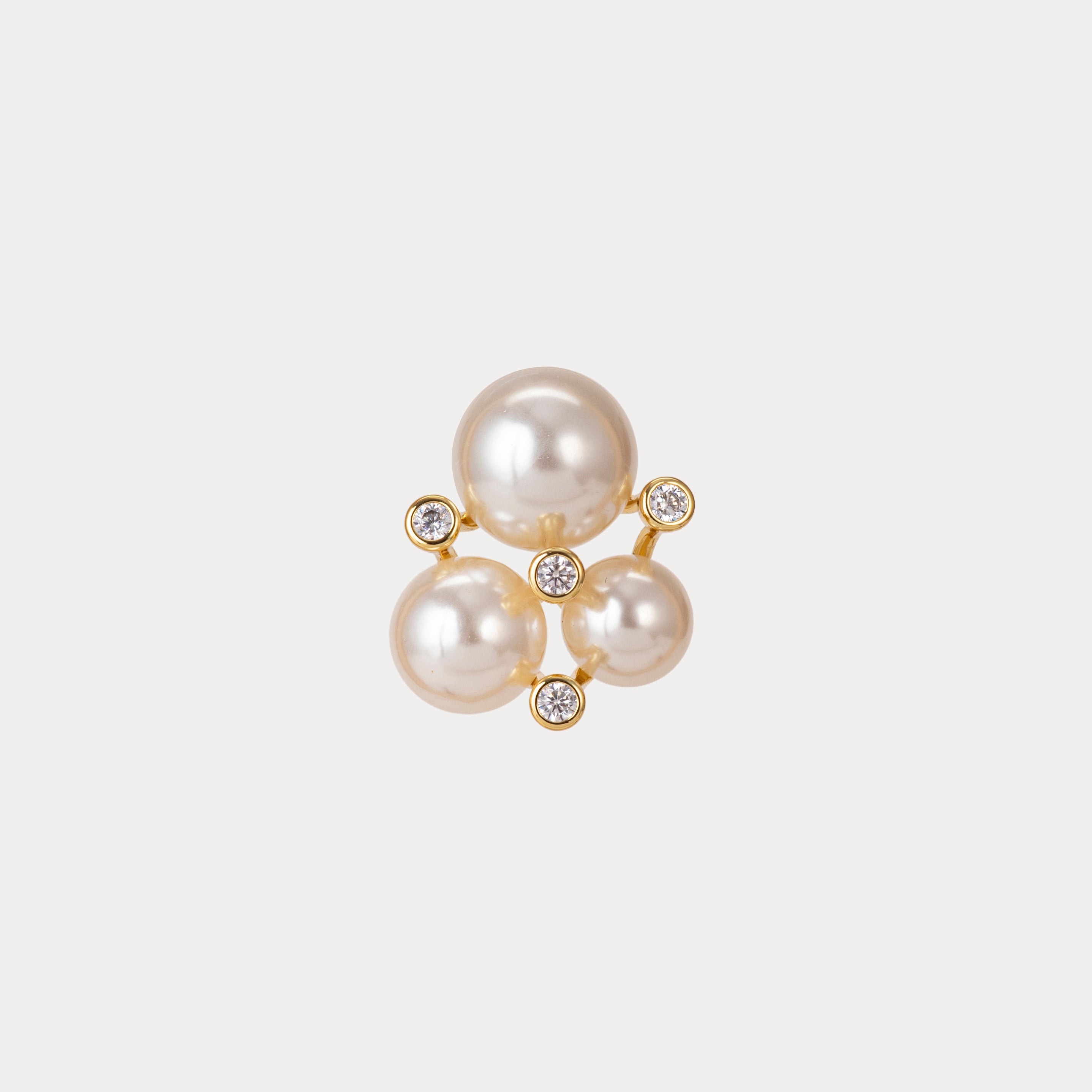 Rani Cluster Studs – Classic Ivory