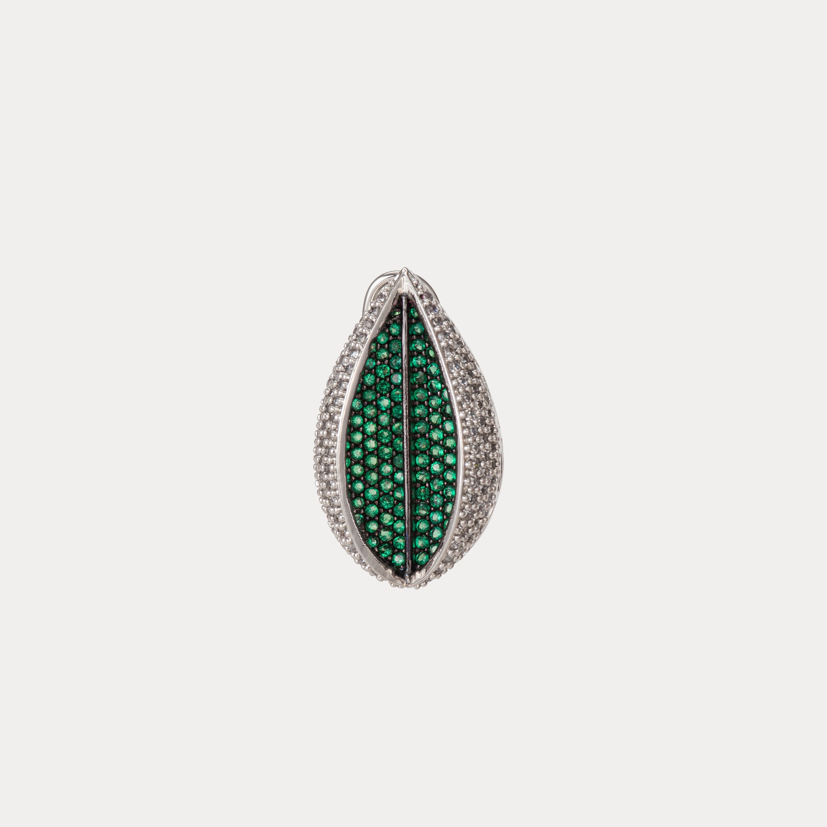 Nazar-é-Noor Studs | Green Eye Stud Earrings