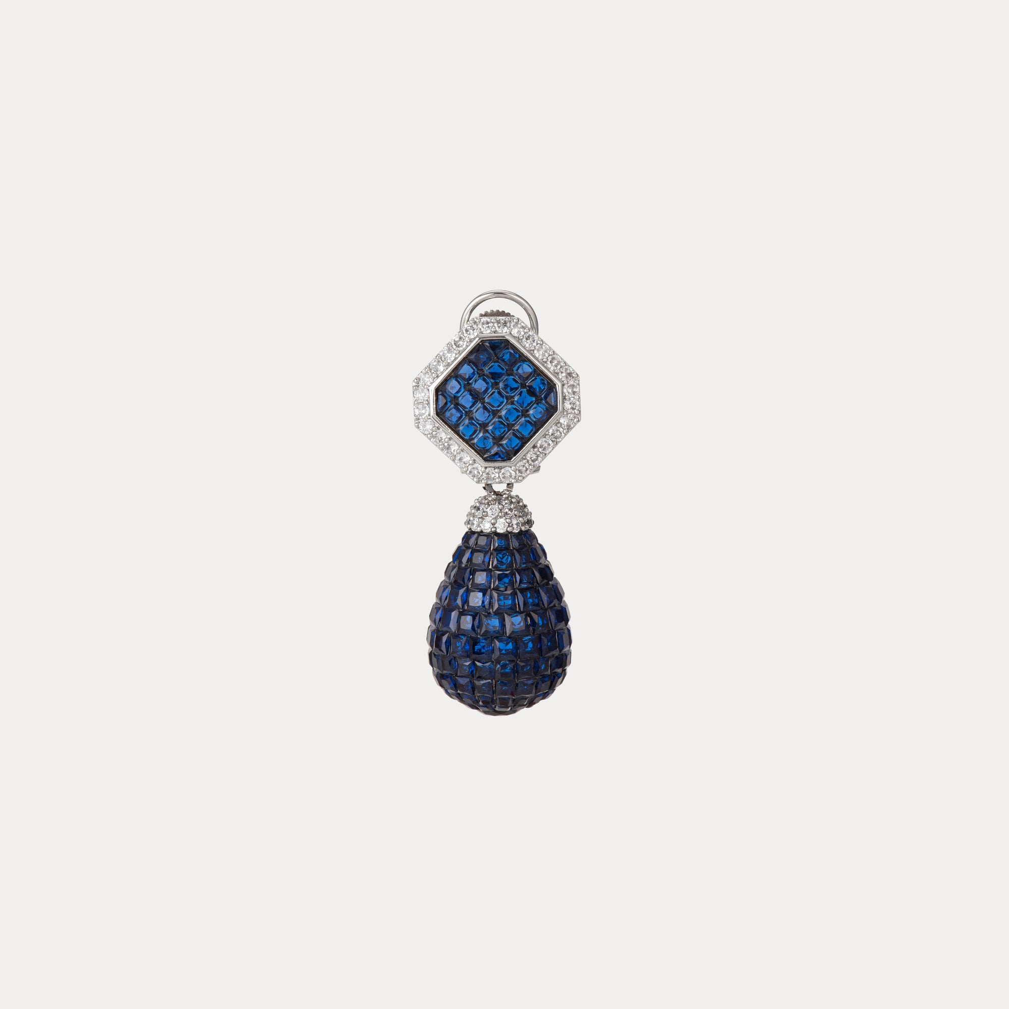Heer-e-Noor Drops Earrings : Available in Royal Plum & Midnight Blue