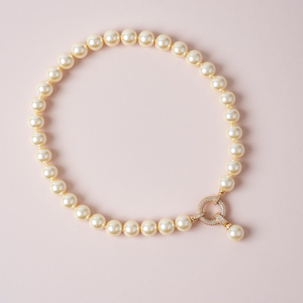 The Sovereign Pearl Lock Necklace