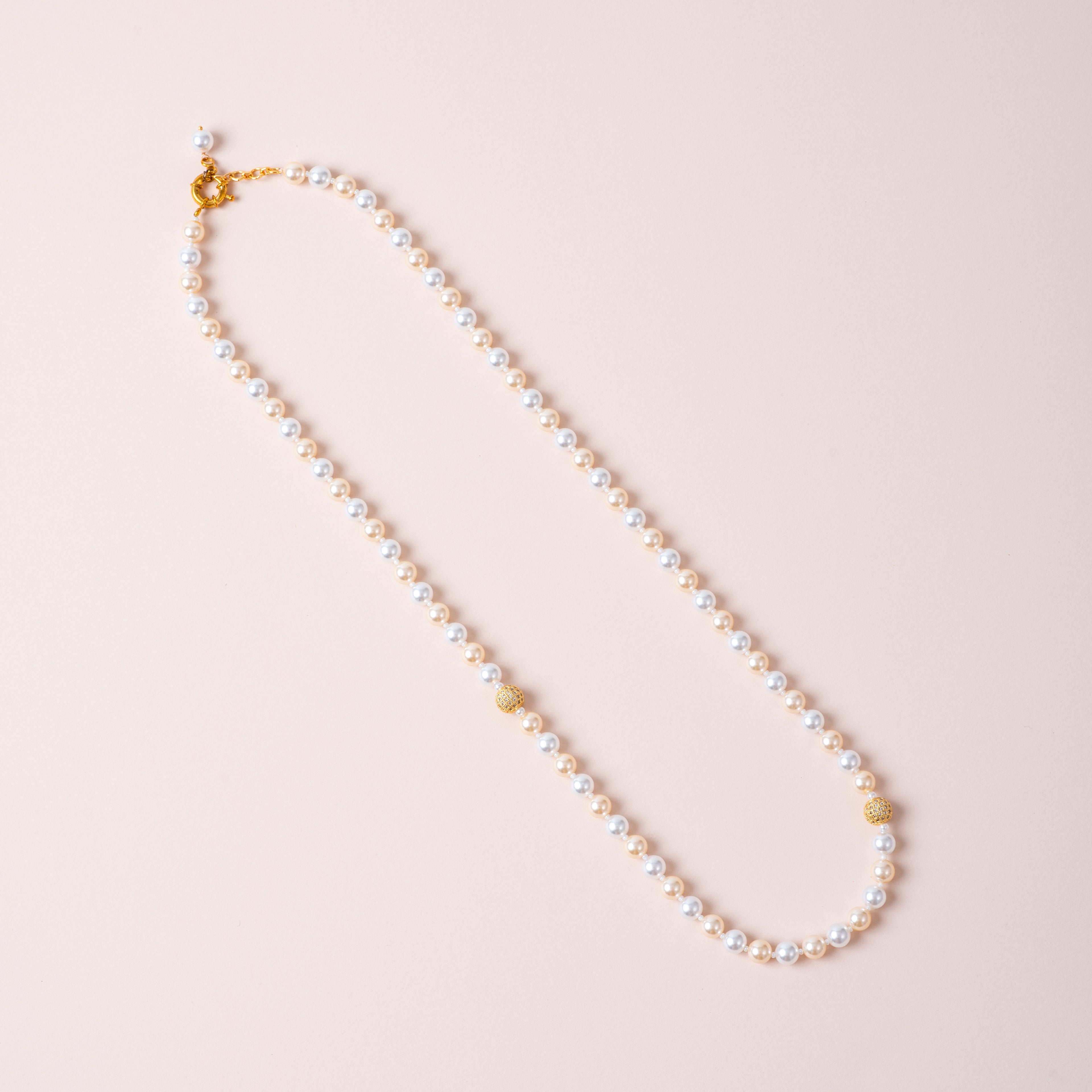 Royal Classic Duo Pearl Hand-Strung Necklace