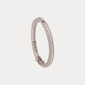 Single Line Rhodium Glow Bracelet