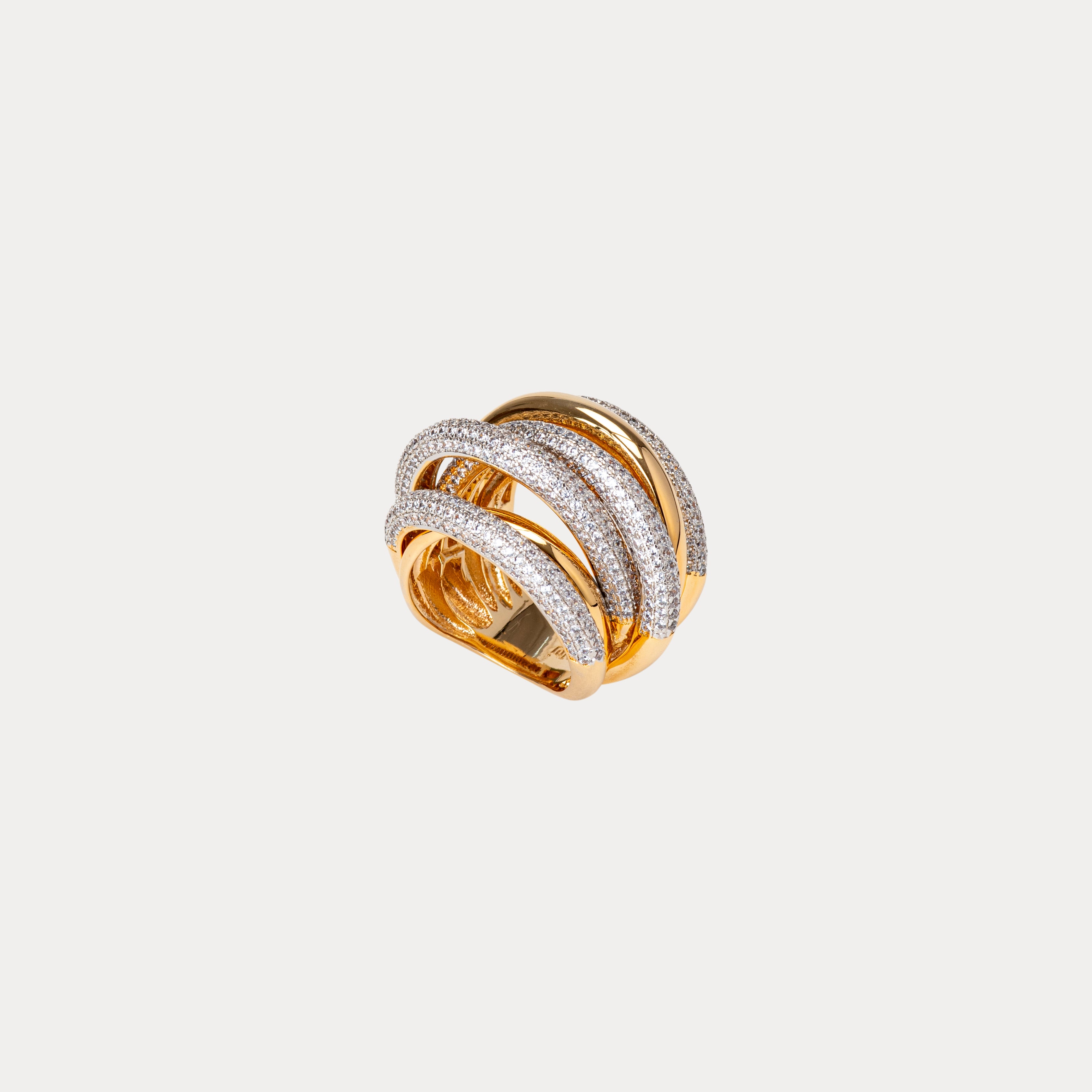 Rani Serai Ring : 18k Gold Plated