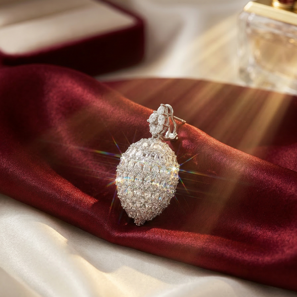 Imperiale Pavé Dome Earrings