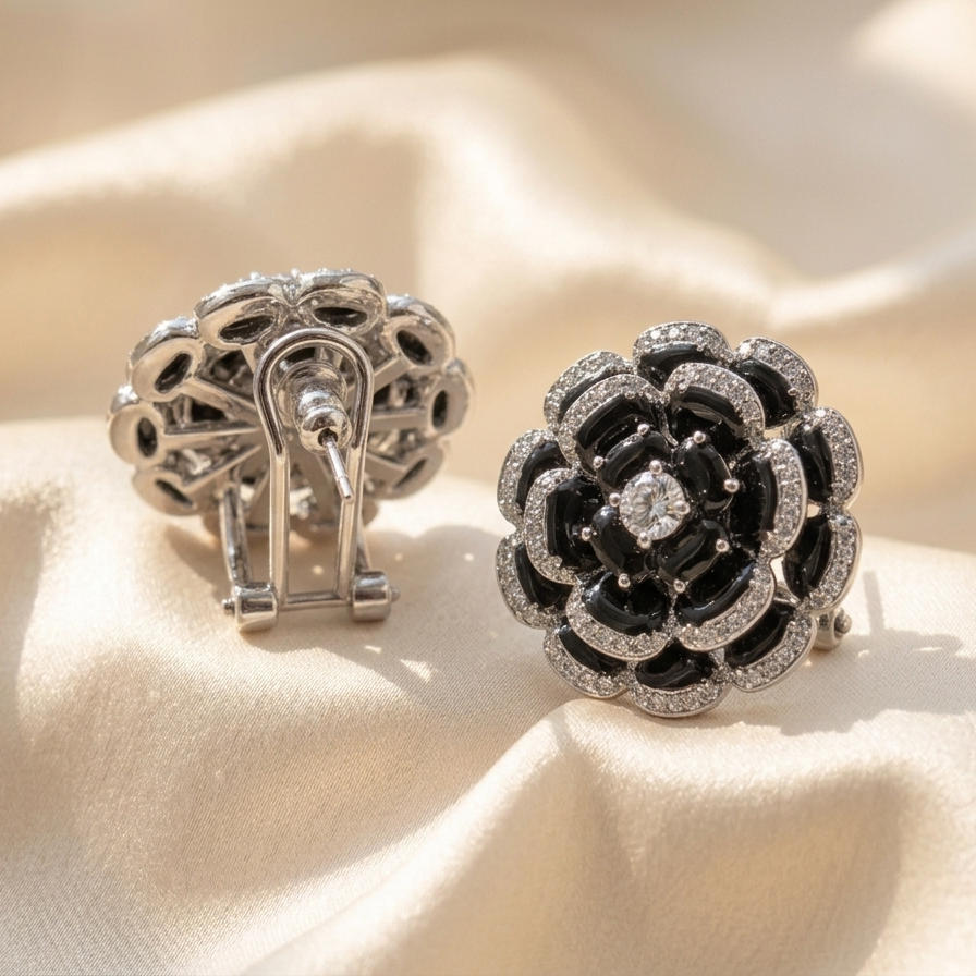 The Zinnia Bloom Stud : 6 colors