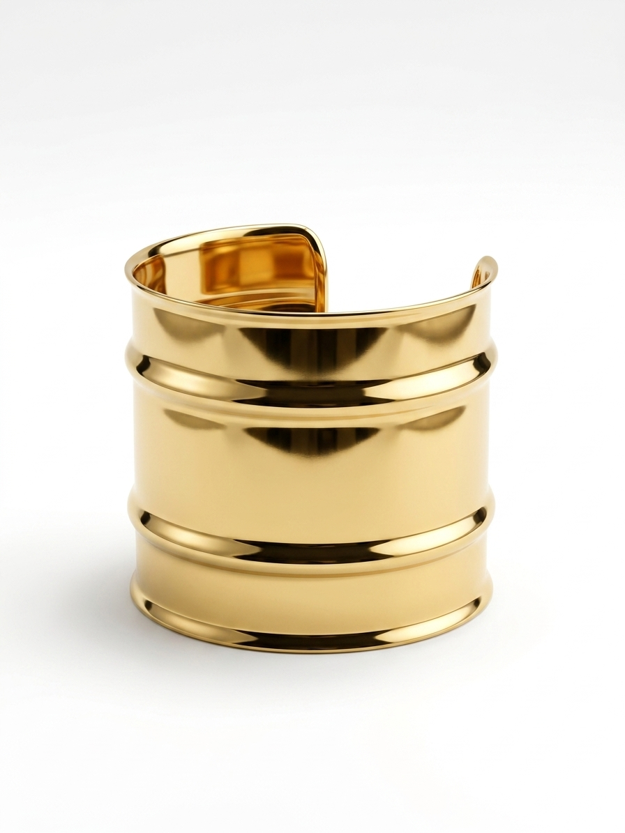 Imperio Gold Cuff Bracelet