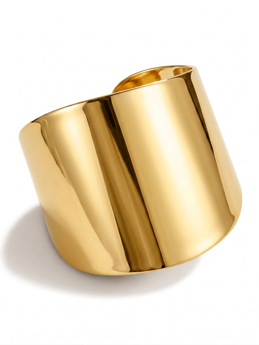 Molten Sculpt Gold Bracelet