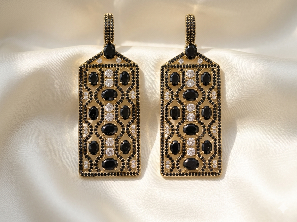 The Noor Jaali-Dar Dangler : 3 colors