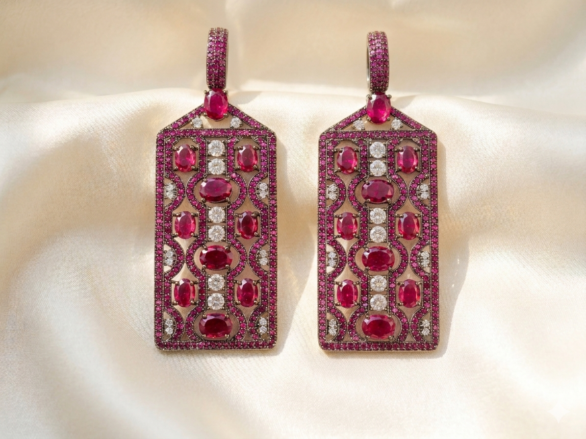 The Noor Jaali-Dar Dangler : 3 colors