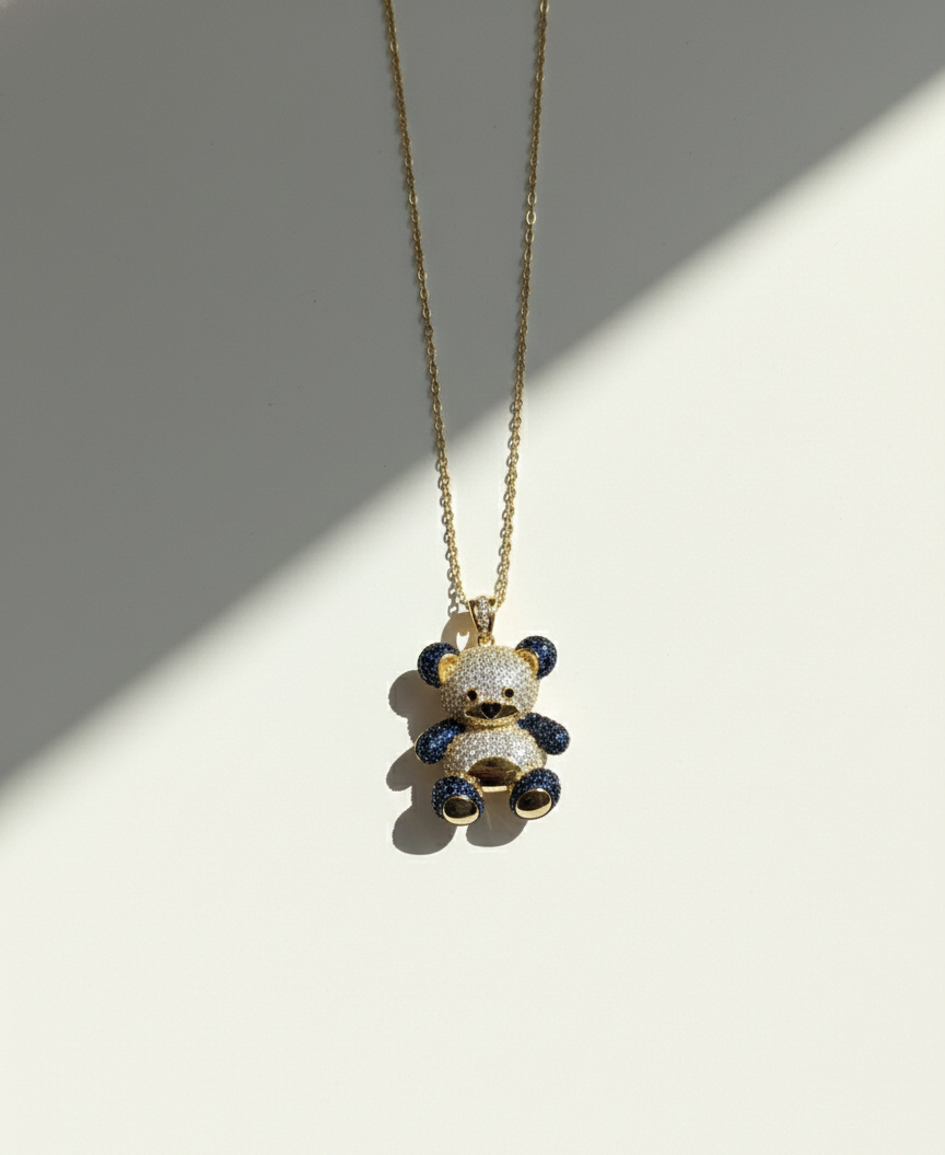 Love in the Air Teddy Pendant Chain – Rani Rose