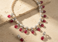 The Royal Pearly Heritage Necklace & earrings Set