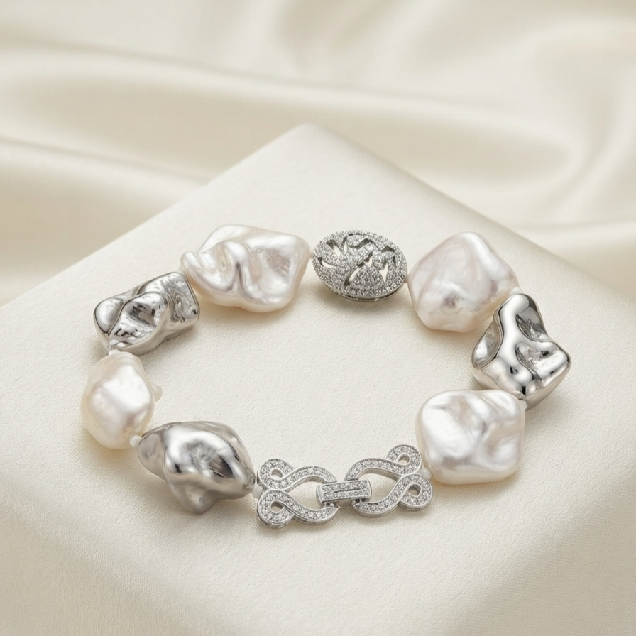 Eternal Baroque Pearl Bracelet