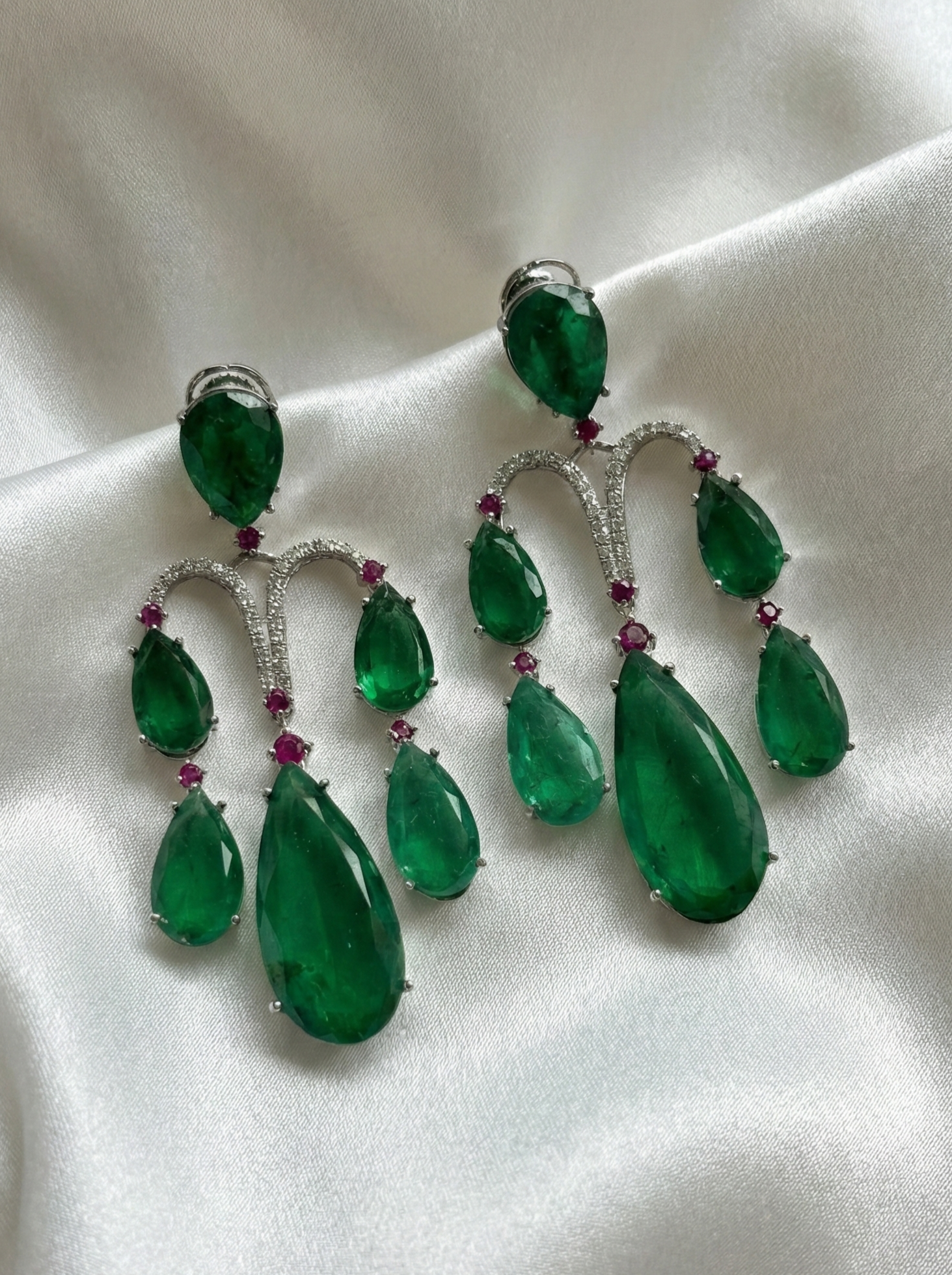 Emerald Royale Drop Earrings