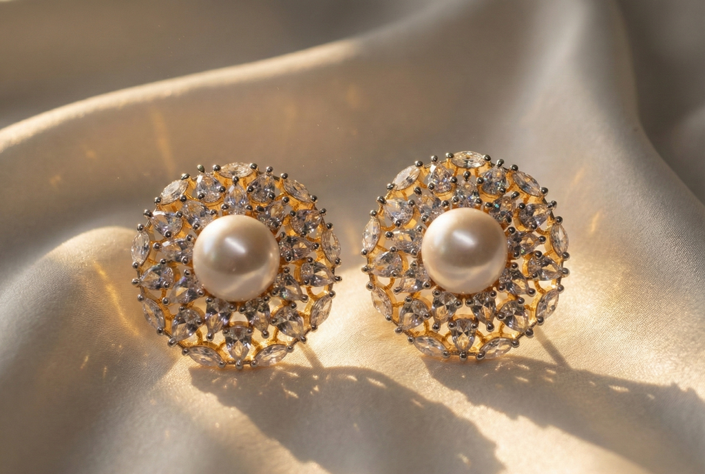 The Moonlit Rani Studs
