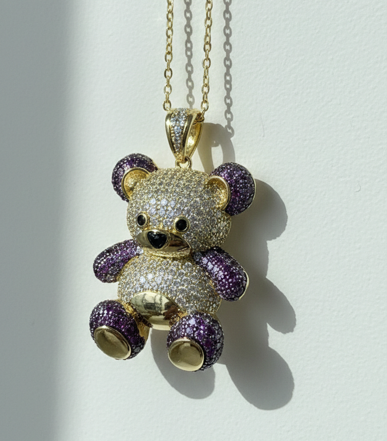 Love in the Air Teddy Pendant Chain – Rani Rose