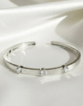 The Starlight Rhodium Cuff Bracelet