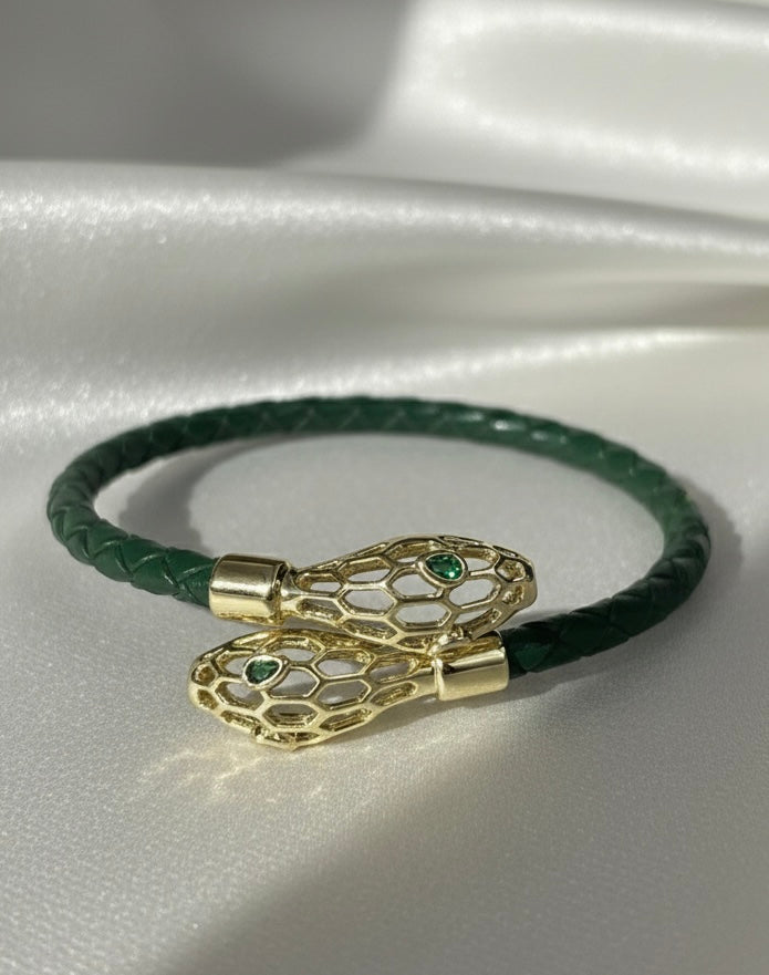 The Empress Verdant Serpent - Snake Bracelet