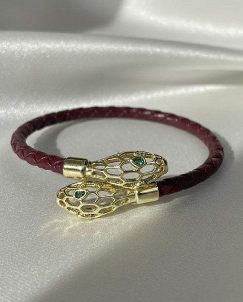 The Empress Verdant Serpent - Snake Bracelet