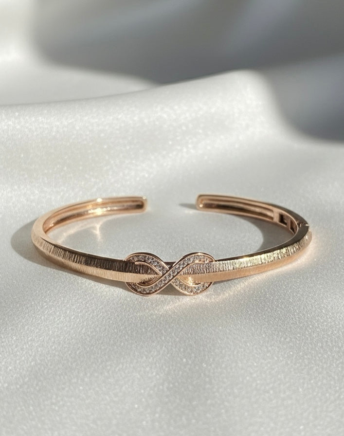 Rose Gold Eternal Grace Bangle