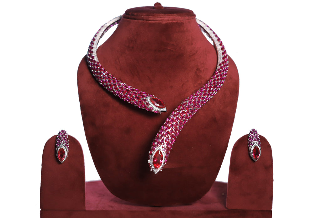 The Heirloom Ruby Hasli Necklace Set