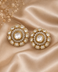 Rani Kundan Stud Earrings - Timeless