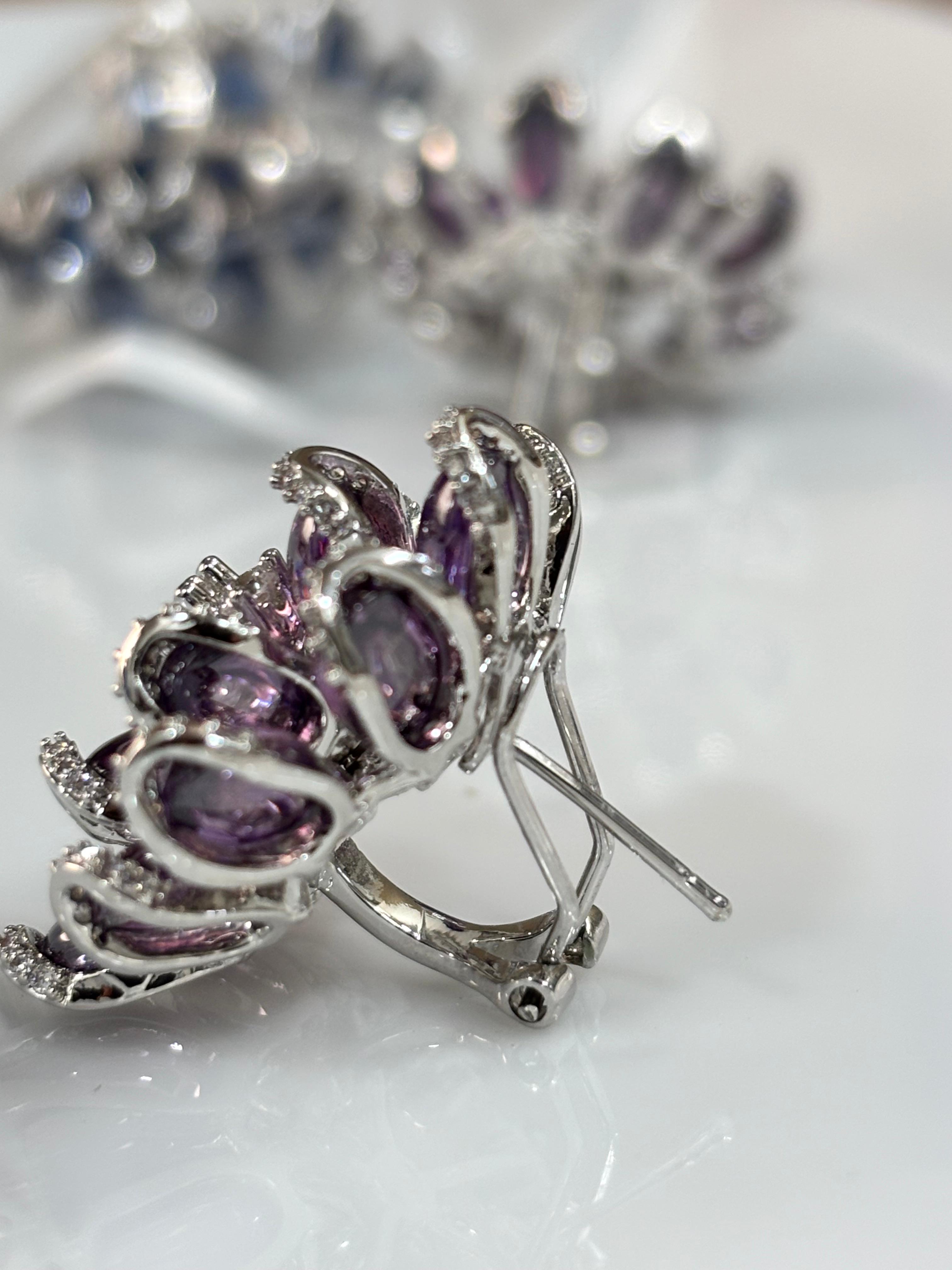 Invisible Setting Rosette Studs