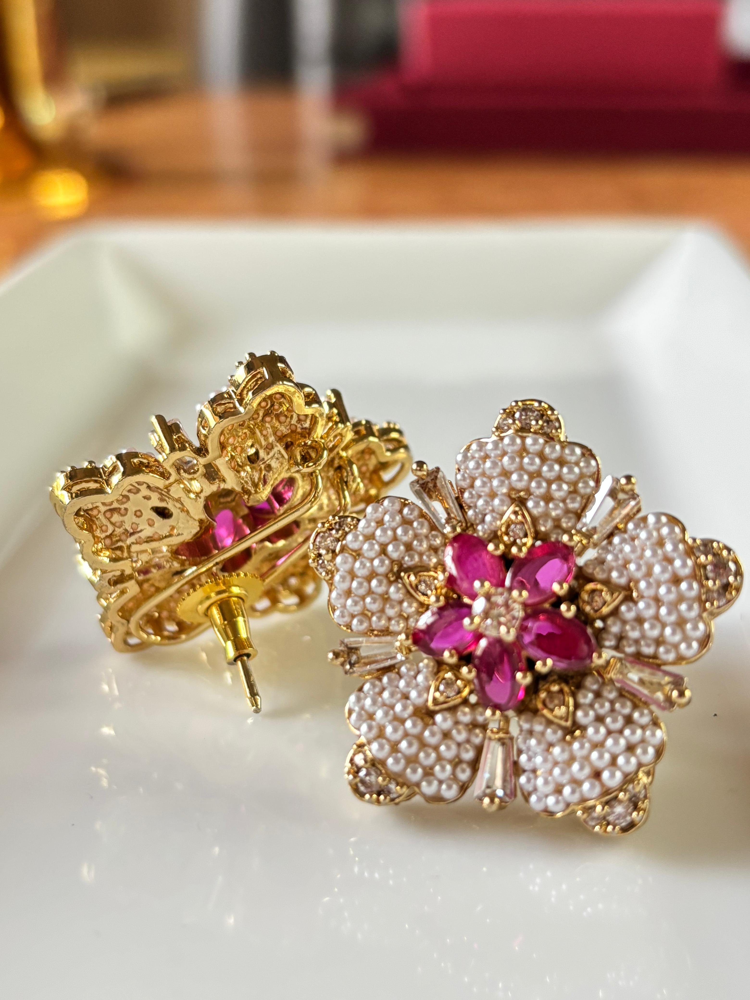 Festive Bloom Studs - 3 colors