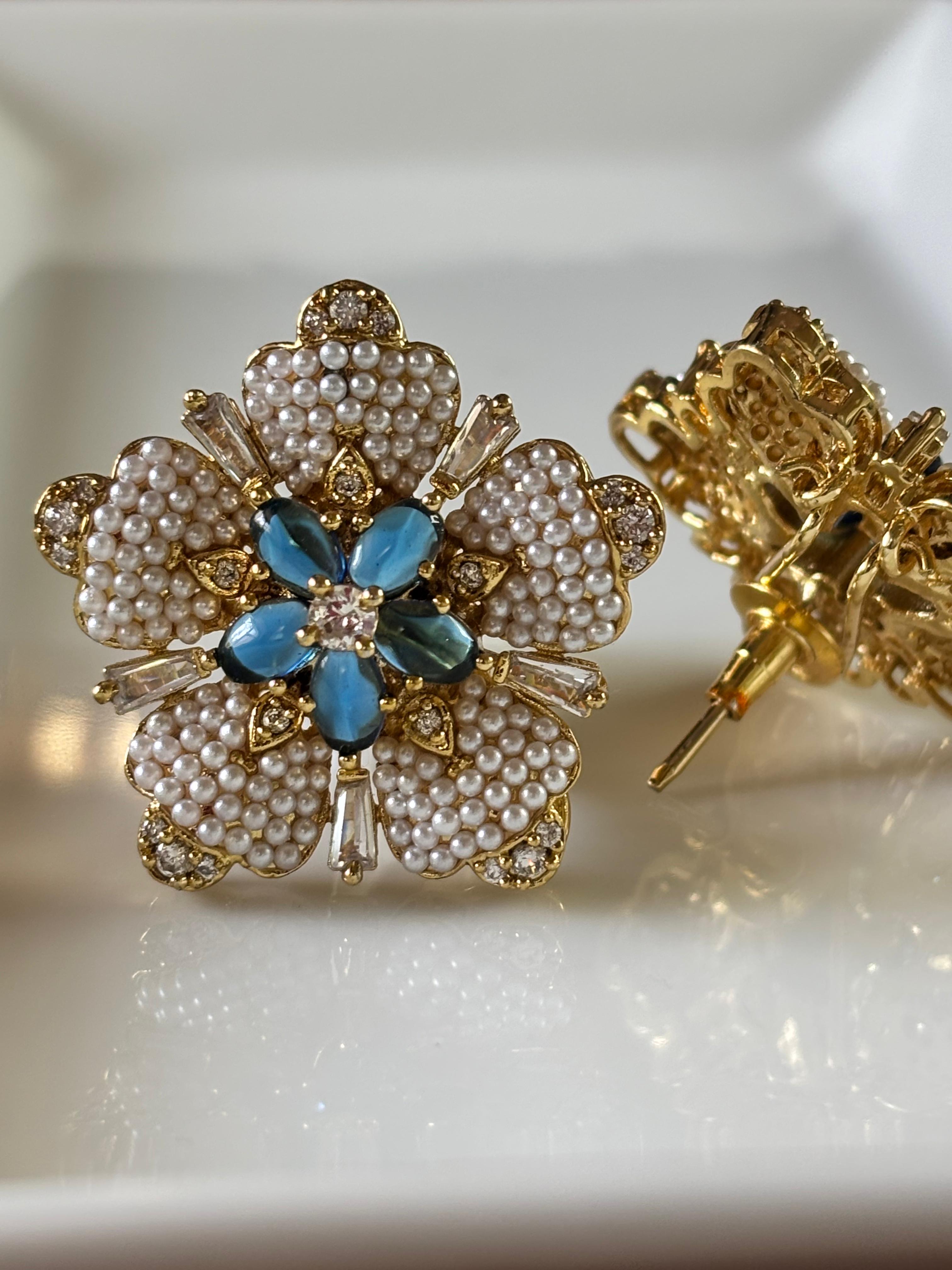 Festive Bloom Studs - 3 colors