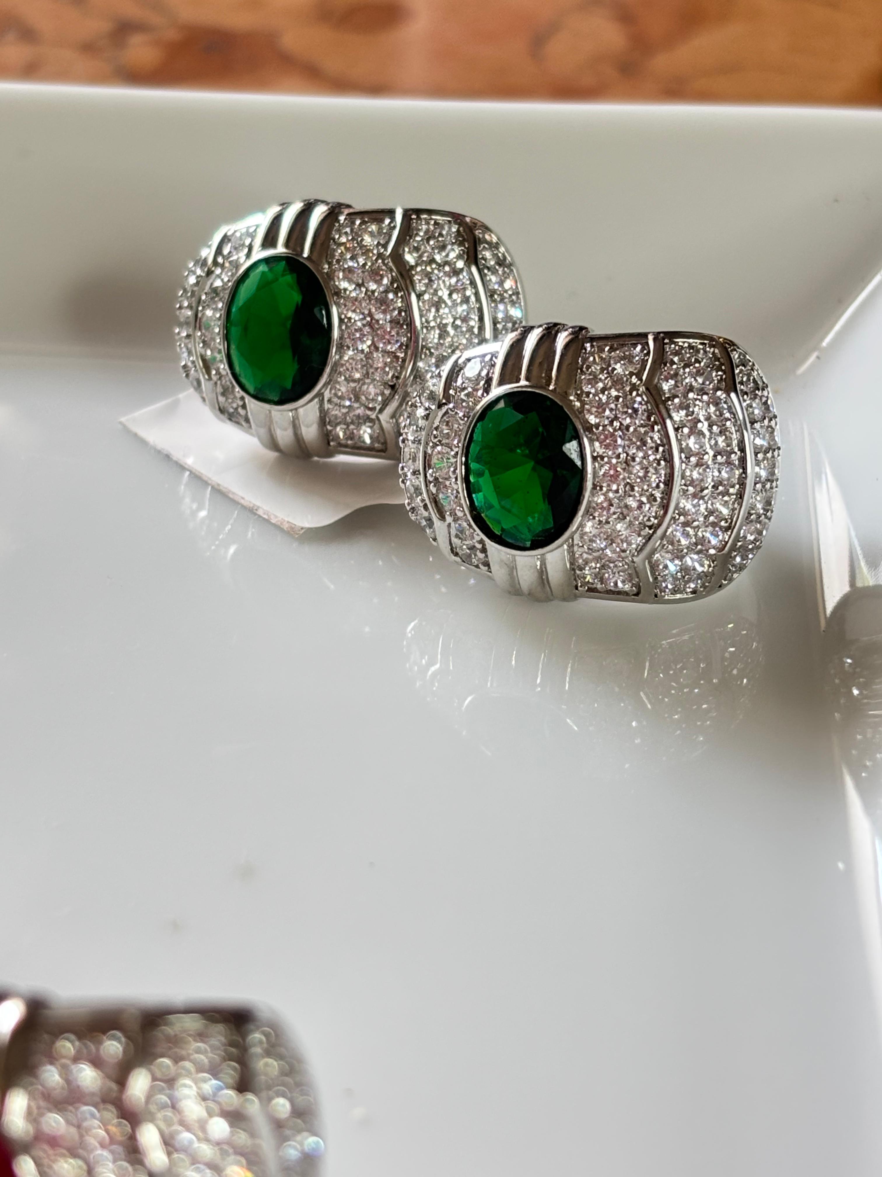 Regal Hoop Style Stud Earrings